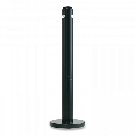 Smoker's Pole, Round, Steel, 0.9 gal, 4 dia x 41h, Black (R1BK)