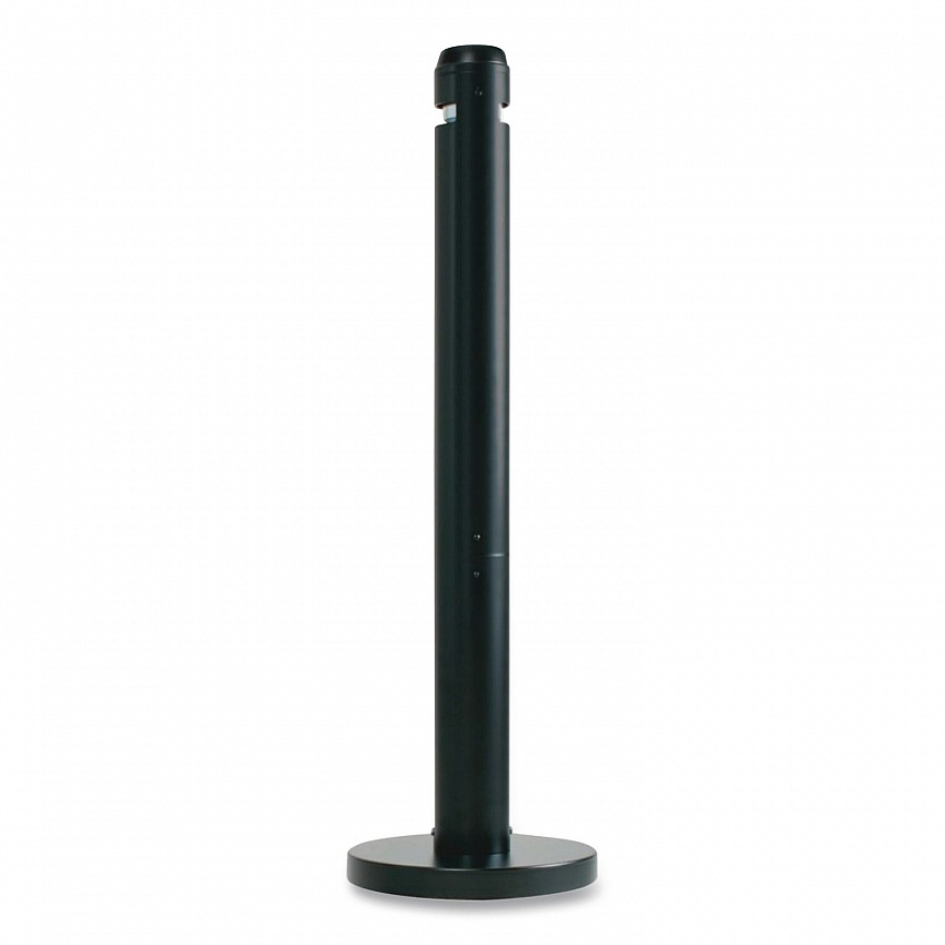 Smoker's Pole, Round, Steel, 0.9 gal, 4 dia x 41h, Black (R1BK)
