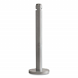 Smoker's Pole, Round, Steel, 0.9 gal, 4 dia x 41h, Silver (R1SM)