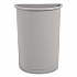 Untouchable Half-Round Plastic Receptacle, 21 gal, Plastic, Gray (352000GY)