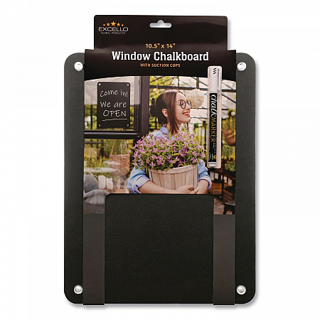 Window Chalkboard, Black Surface, 10.5 x 14 (EGPHD0513S)