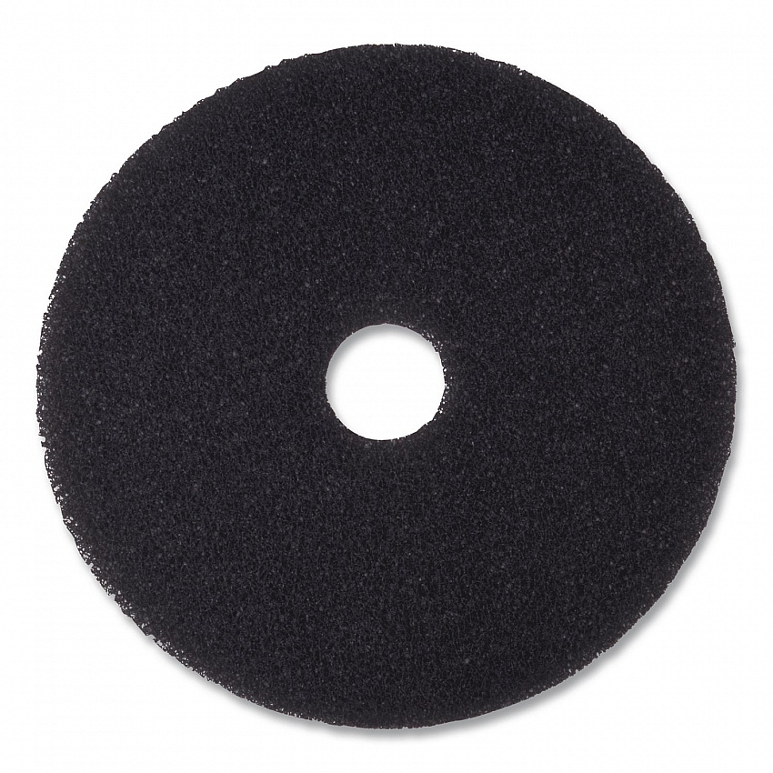 Stripper Pad, 10" Diameter, Black, 5/Carton (08372)