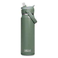 Thrive FlipStraw Stainless Steel Vacuum Insulated Water Bottle, 32 oz, Moss (2855303001)