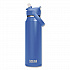 Thrive FlipStraw Stainless Steel Vacuum Insulated Water Bottle, 32 oz, Sky Blue (2855406001)