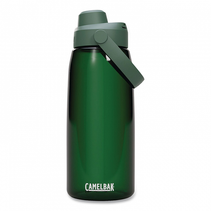 Thrive Chug Plastic Water Bottle, 32 oz, Forest Green (2925301001)