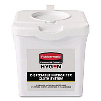 Disposable Microfiber Charging Bucket, 7.92 x 7.75 x 7.44, White, 4/Carton (2135007)