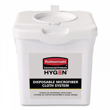 Disposable Microfiber Charging Bucket, 7.92 x 7.75 x 7.44, White, 4/Carton (2135007)