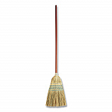 Corn-Fill Broom, Corn Fiber Bristles, 38" Overall Length, Blue (6383)