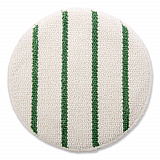 Low Profile Scrub-Strip Carpet Bonnet, 19" Diameter, White/Green (P269EA)