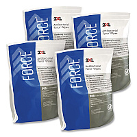 FORCE Disinfecting Wipes Refill, 1-Ply, 6 x 8, Unscented, White, 900/Pack, 4 Packs/Carton (L4014)