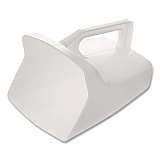 Bouncer Bar/Utility Scoop, 64 oz, Plastic, White (2885WHI)