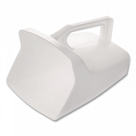 Bouncer Bar/Utility Scoop, 64 oz, Plastic, White (2885WHI)