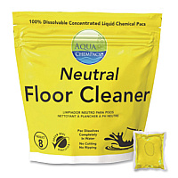 Aqua ChemPacs Neutral Floor Cleaner, Lavender Scent, 120/Pack (9320926)