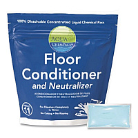 Aqua ChemPacs Floor Conditioner and Neutralizer, 100 ChemPacs/Carton (9320929)