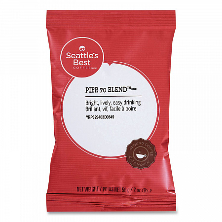 Premeasured Coffee Packs, Pier 70 Blend, 2 oz Packet, 18/Box (11008556)