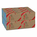 L10 Windshield Towels, Banded, 2-Ply, 9.38 x 10.25, Light Blue, 140/Pack, 16 Packs/Carton (05120)