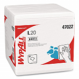 L20 Towels, 1/4 Fold, 4-Ply, 12.5 x 12 Unscented, White, 68/Pack, 12 Packs/Carton (47022)