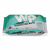 WipesPlus Disinfecting Surface Wipes, Flat Pack, 1-Ply, 7 x 8, Lemon Scent, White (37701EA)