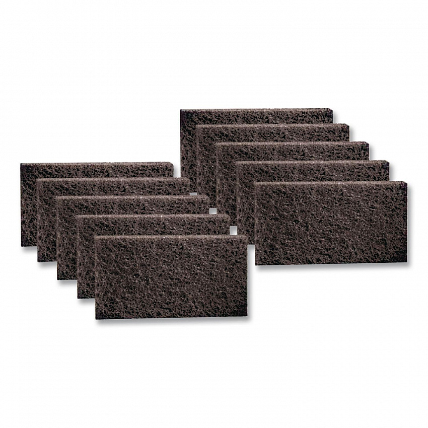 Low-Speed Stripper Floor Pad 7200, 20 x 14, Black, 10/Carton (72002014)