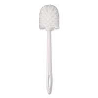 Commercial-Grade Toilet Bowl Brush, 10" Handle, White (631000WE)