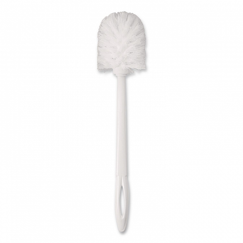 Commercial-Grade Toilet Bowl Brush, 10" Handle, White (631000WE)