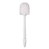 Commercial-Grade Toilet Bowl Brush, 10" Handle, White, 24/Carton (631000WECT)