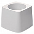 Commercial-Grade Toilet Bowl Brush Holder, White (631100WE)