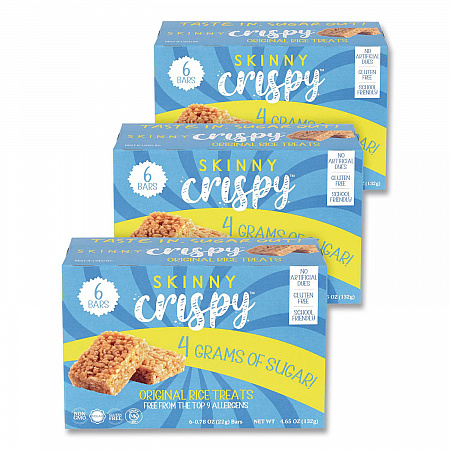 Crispy Treat, Vanilla, 0.78 oz Bars, 5 Bars/Pack, 3 Packs/Carton (60004176)