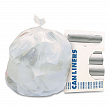 High-Density Waste Can Liners, 4 gal, 6 mic, 17" x 18", Natural, 2,000/Carton (Z3418RNR01)