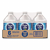 Pure Life Purified Water, 101.4 oz Bottle, 6/Pack (12386172)