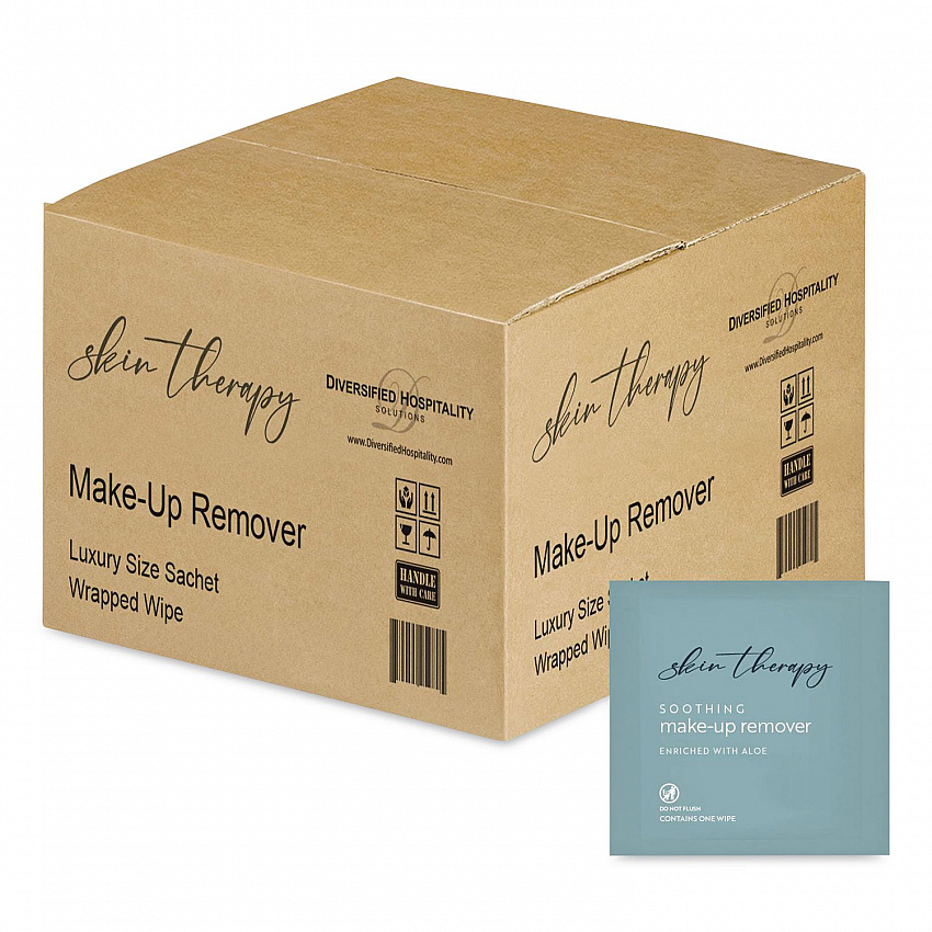 Luxury Wipe, Individually Wrapped, 1-Ply, 9.25 x 6, Fresh Aloe, White, 500/Carton (002164)