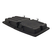 BRUTE Rotomolded Tilt Truck Lid, 35.01 x 70.7 x 9.5, Black (2221457)
