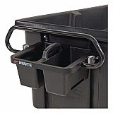 BRUTE Ergonomic Rotomolded Tilt Truck Handle and Caddy, 25.45 x 12.82 x 15, Black (2221459)
