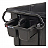 BRUTE Ergonomic Rotomolded Tilt Truck Handle and Caddy, 25.45 x 12.82 x 15, Black (2221459)