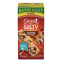 Granola Bars, Sweet and Salty Almond, 1.2 oz Pouch, 36/Box (GEM10413)