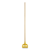 Invader Side-Gate Wood Wet-Mop Handle, 60", Natural, 12/Carton (H116)