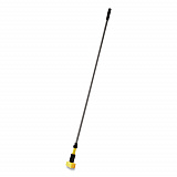 Gripper Fiberglass Mop Handle, 1" dia x 60", Gray/Yellow (H246GY)