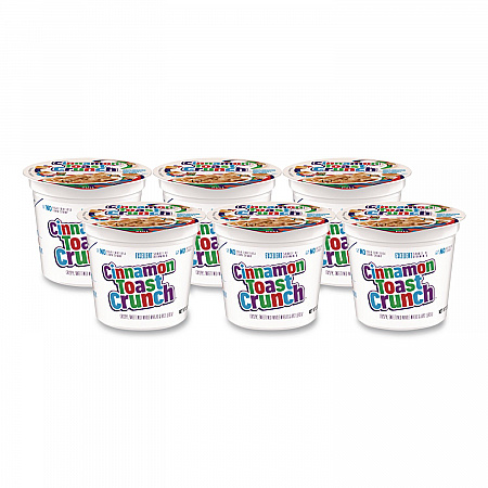 Cinnamon Toast Crunch Cereal, Single-Serve 2 oz Cup, 6/Box (SN13897)