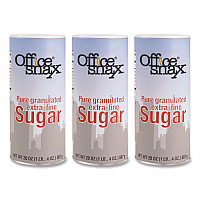 Sugar Canister, 20 oz Reclosable Canister, 3/Pack (00019G)