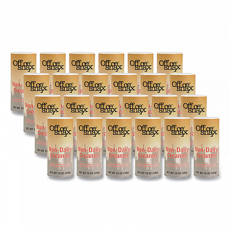 Powdered Non-Dairy Creamer, Regular, 12 oz Canister, 24/Carton (00020CT)