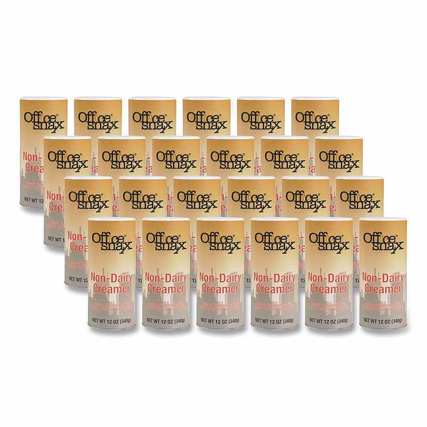 Powdered Non-Dairy Creamer, Regular, 12 oz Canister, 24/Carton (00020CT)