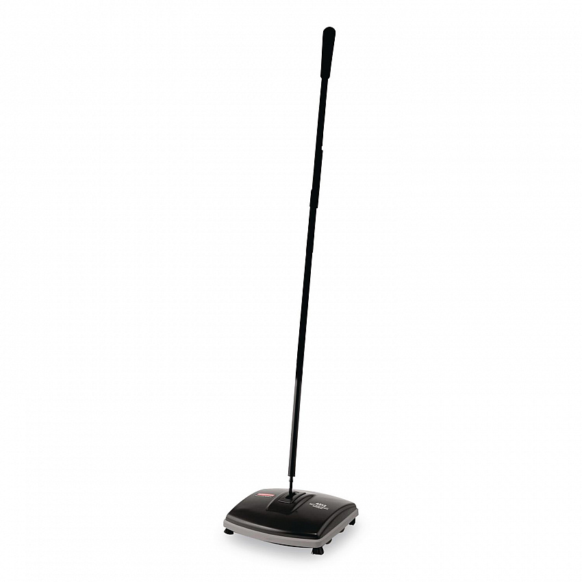 Floor and Carpet Sweeper, 44" Handle, Black/Gray (421288BLA)