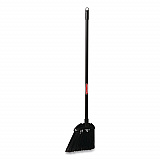Angled Lobby Broom, Poly Bristles, 35" Length, Black (637400BLA)