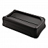 Swing Top Lid for Slim Jim Waste Containers, 11.38w x 20.5d x 5h, Black (267360BK)