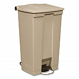 Legacy Step-On Receptacle, 23 gal, Polyethylene, Beige (614600BG)