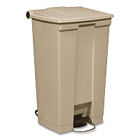 Legacy Step-On Receptacle, 23 gal, Polyethylene, Beige (614600BG)