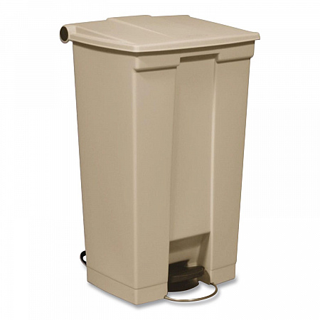 Legacy Step-On Receptacle, 23 gal, Polyethylene, Beige (614600BG)