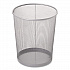 Steel Mesh Wastebasket, 5 gal, Steel Mesh,  Silver (WMB20SLV)