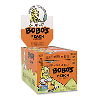 Oatmeal Bars, Peach, 3 oz Individually Wrapped, 12/Box (00058)