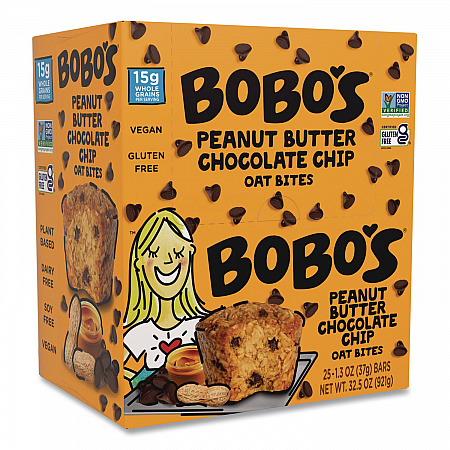 Oatmeal Bites, Peanut Butter Chocolate Chip, 1.3 oz Individually Wrapped, 25/Box (00213)